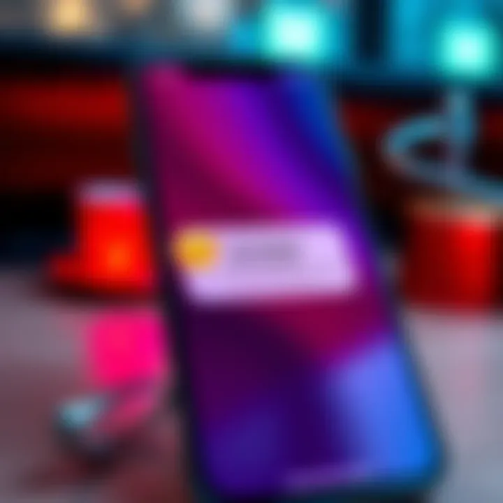 A smartphone screen showing a locked account message with a worried emoji