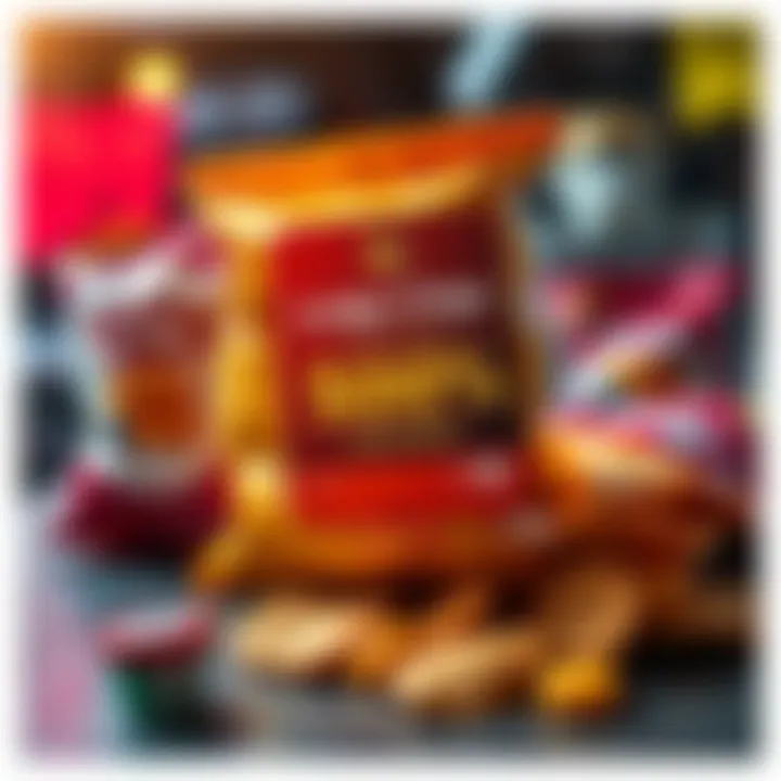 Lodge chips displayed with a price tag showing a discount, indicating a sale from 5,000 to 3,000 euros