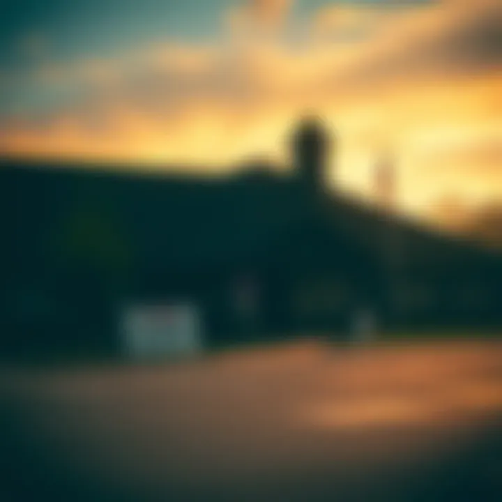 The exterior of The Lodge Round Rock with a closed sign and empty parking lot.