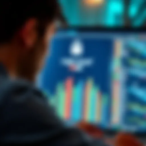 A frustrated person staring at a computer screen showing a login error message