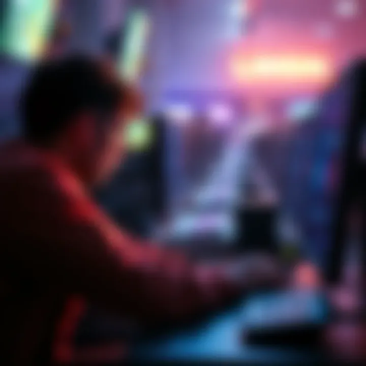 A player frustrated while trying to log in on a computer after winning a tournament on the .ooo site.