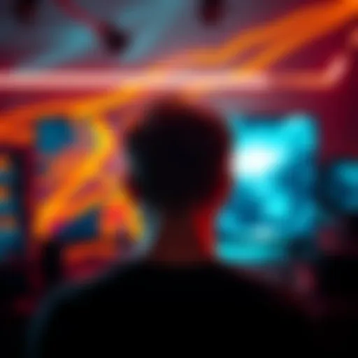 A person looks frustrated in front of a computer screen showing a login error message, indicating trouble accessing a gaming platform.