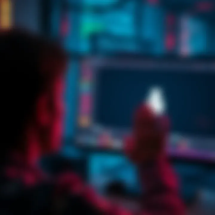 A frustrated person looking at a computer screen with a login error message from Stake.us