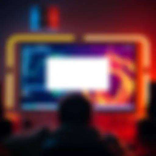 A person looking frustrated at a computer screen with a blank login box