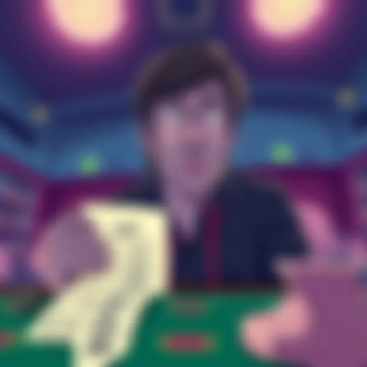 A person looking confused while staring at a betting slip and a game board, symbolizing a lost wager.