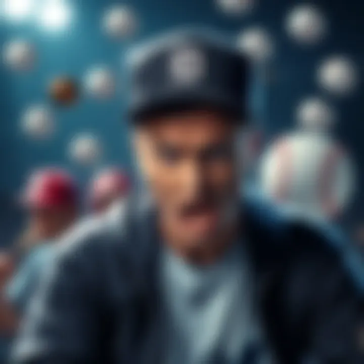 A graphic showing a person looking frustrated after losing bets on the Detroit Tigers and Seattle Mariners games, with baseball elements in the background.