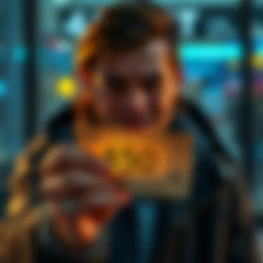 A person looking disappointed while holding a lottery ticket with a $50 mark, symbolizing lost hopes of winning the Millionaire lottery.