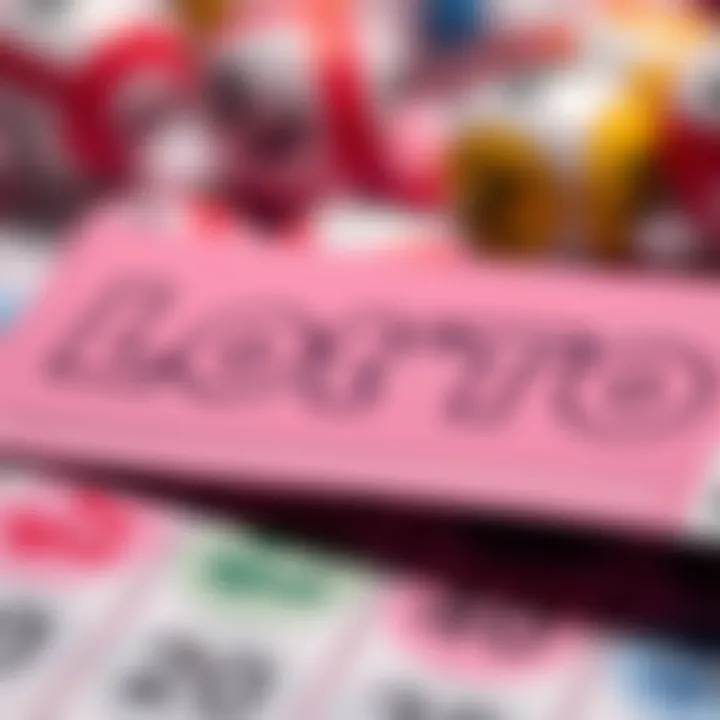 A close-up of a lottery ticket with colorful numbers and symbols, representing the chance to win big this weekend.