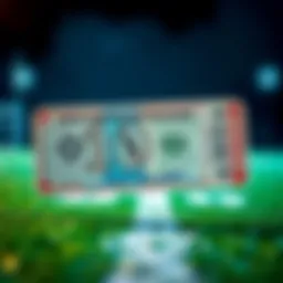 A ten-dollar lotto ticket featuring a football design and a chance to win twenty thousand dollars