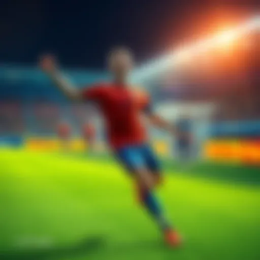 Luis Diaz, the Colombian star player, celebrating after scoring a goal during a match against DR Congo.