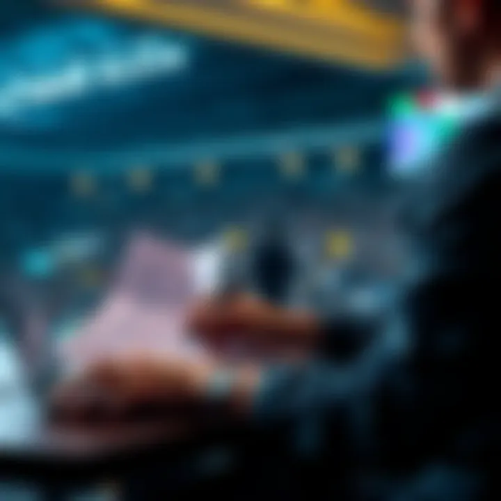 Magic Parlay Betting Strategies A person analyzing betting strategies with a laptop and notes, illustrating tips for Magic Parlay in sports betting.