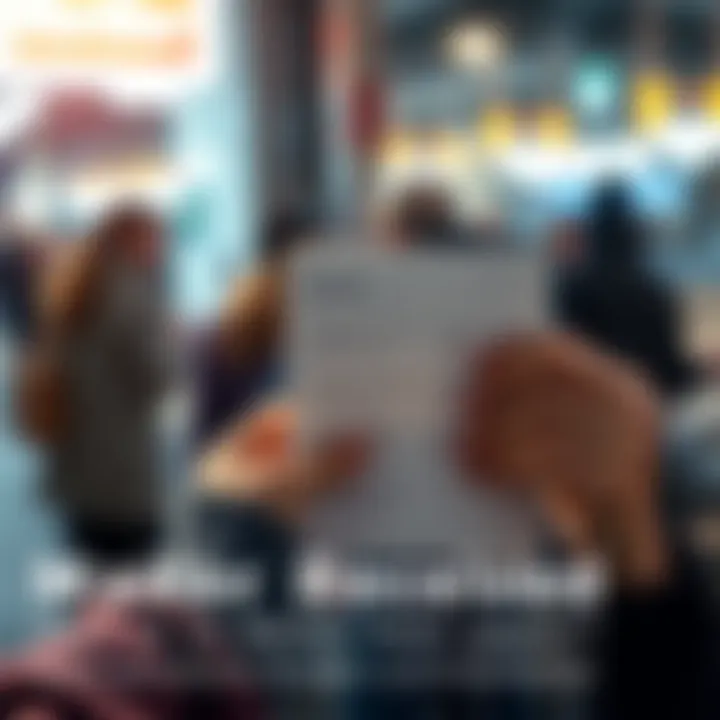 A person holding a mailer with questions about its content, prompting others to share their experiences.