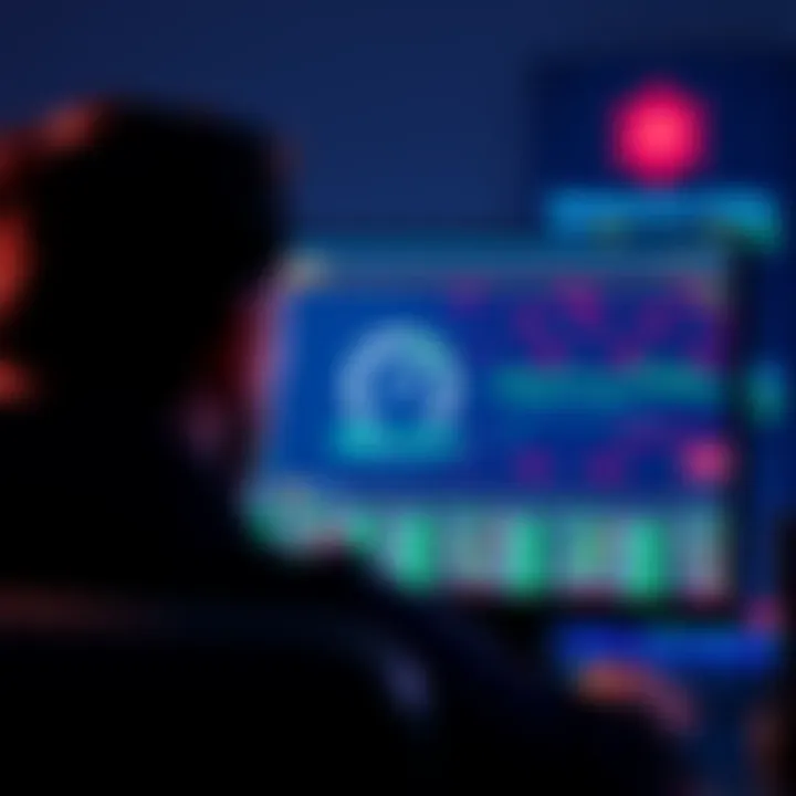 A person looking at a computer screen with a loading symbol, showing confusion about maintenance delays.