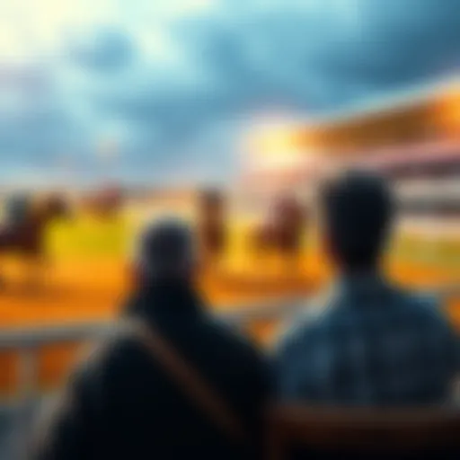 A man watches an emotional horse race, moved by the legends of Secretariat and Barbaro.