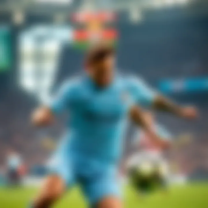 Cherki of Manchester City dribbles past a defender during a home match against Brighton, showcasing his skills on the field