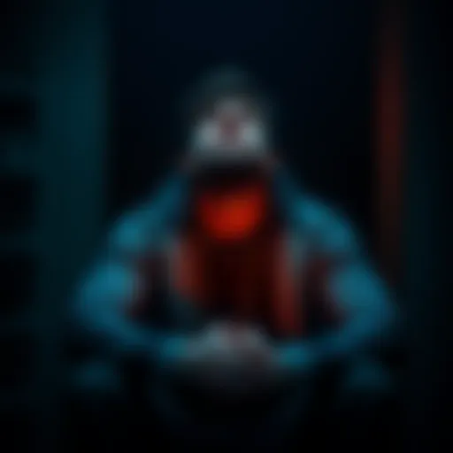 A 33-year-old man sitting alone in a dimly lit room, looking distressed and overwhelmed by bills and a gambling addiction. He appears lost and in need of support.