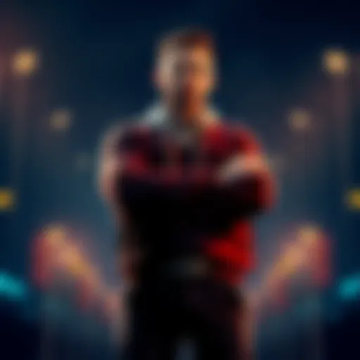 A man confidently stands with arms crossed, symbolizing strength and commitment to his principles.
