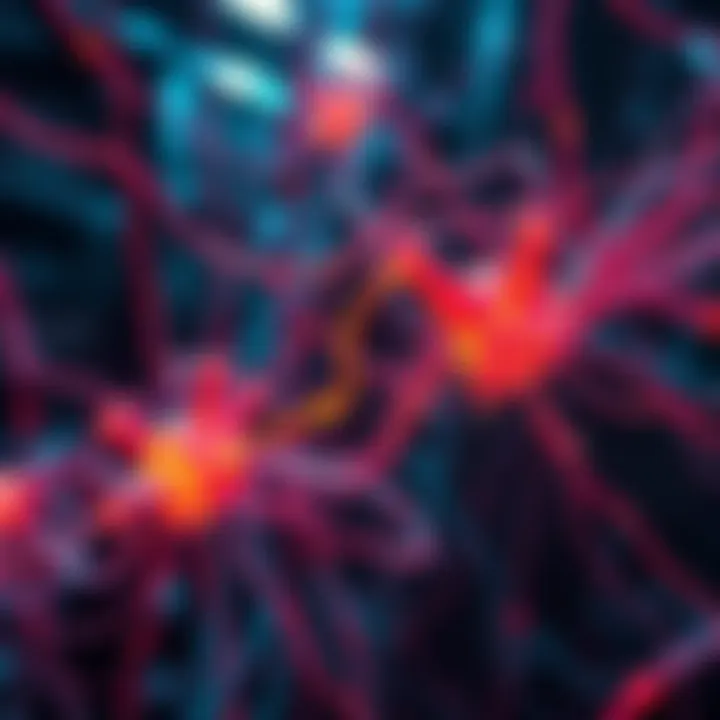 A visual representation of a digital network with wires tangled and corrupted data points, symbolizing manipulation