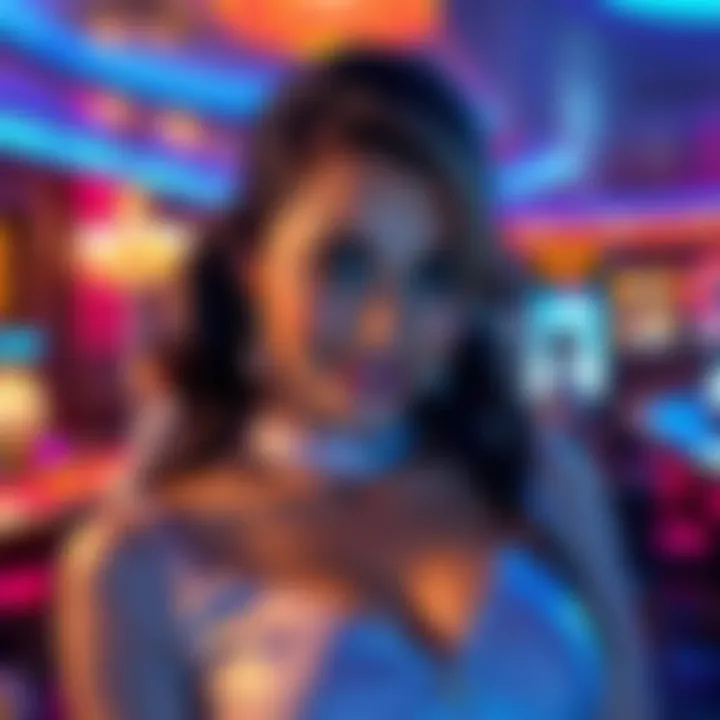 Marina the VIP Hostess Marina greets guests at a casino with a warm smile, showcasing her charm and elegance.