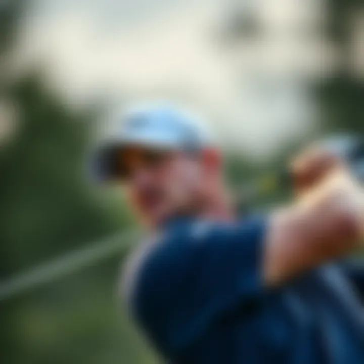 Mark Hubbard focused on winning the Wyndham Championship, showcasing his skills and strategies on the golf course.