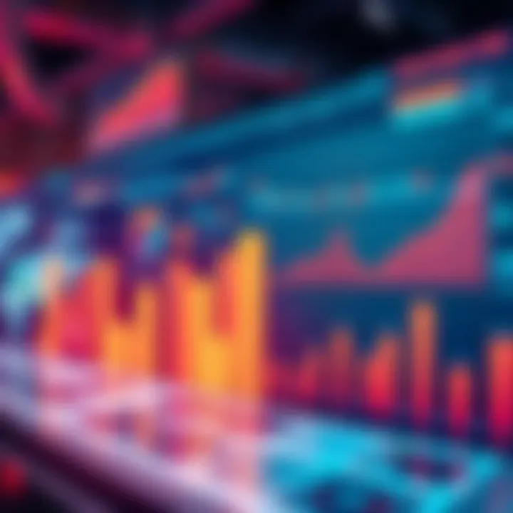 A visual representation of market choices relevant to ChatGPT Picks in 2025 with various graphs and symbols representing data analysis.