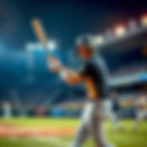 Matt Wallner batting at the field, showcasing his skills and determination for a comeback