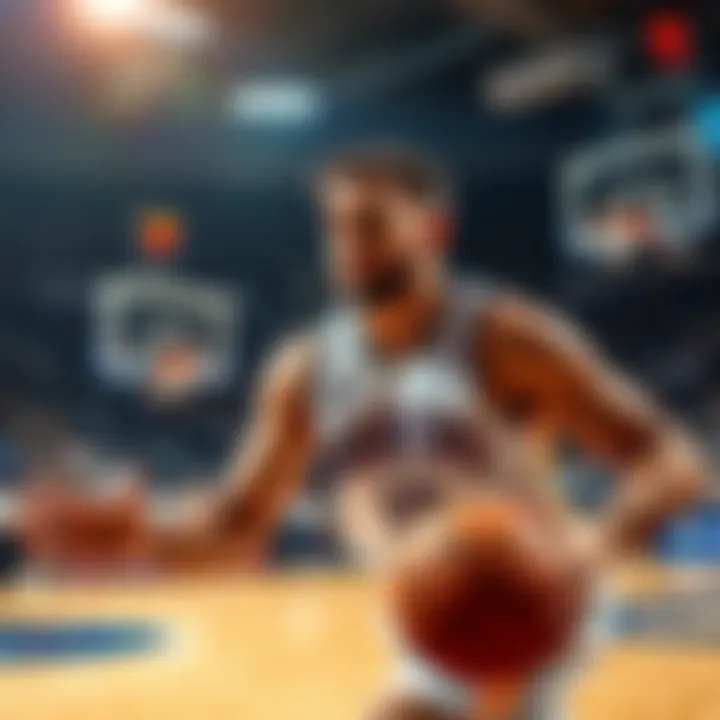 Max Christie in action on the basketball court, affecting the outcome of a game