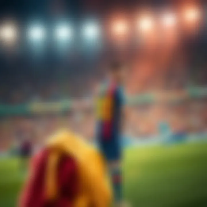Lionel Messi facing criticism from fans Lionel Messi looking frustrated on the field as fans express disappointment during a match