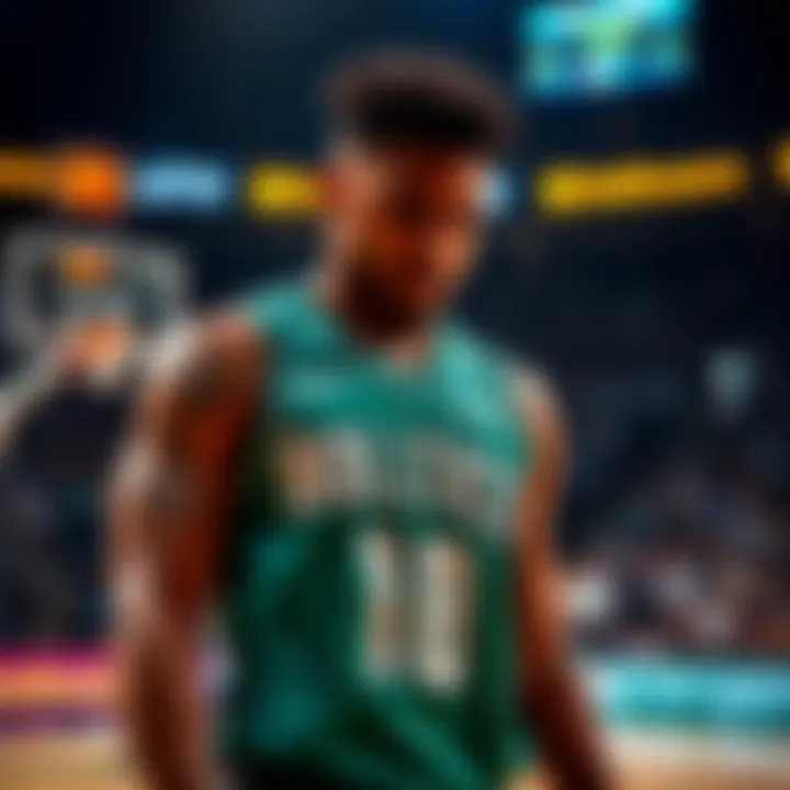 Miles Bridges on the court looking disappointed after scoring less than 15 points in 40 minutes of play