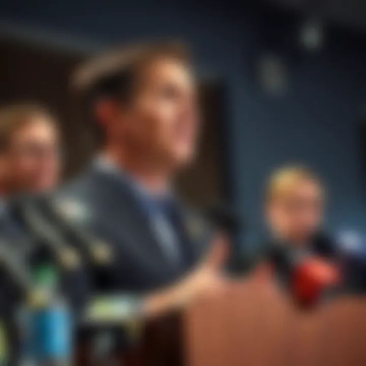 Milwaukee Mayor speaking about political initiatives and challenges