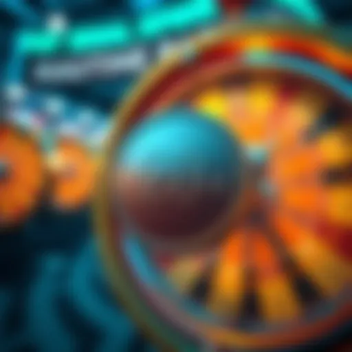 Graphic showing a disappointing prize of 20 cents with a backdrop of spinning wheels and remaining spins highlighted.
