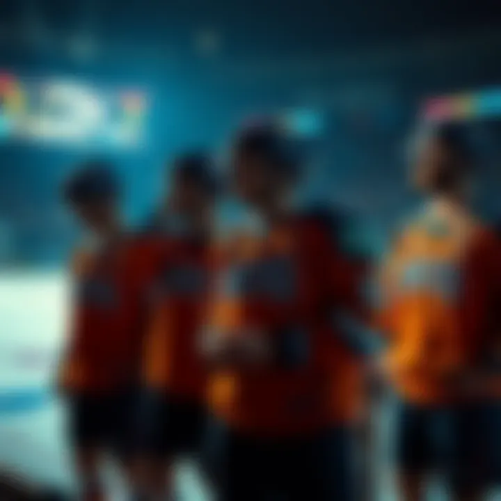 Minny Wolves players looking dejected after losing the game