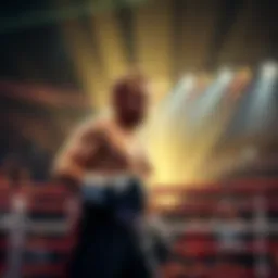 Misiorowski leaving the ring Boxer Misiorowski is shown exiting the ring with a concerned look as fans react with shock in the background