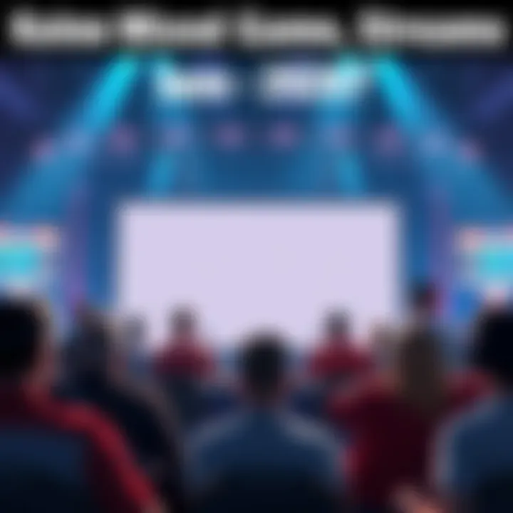 A disappointed group of poker fans watching an empty screen, expecting Mixed Game Streams during the WSOP 2026 event