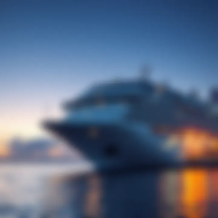 A digital representation of a missing NCL cruise voucher with a cruise ship silhouette in the background.