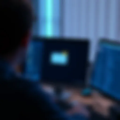 A person looking at an empty inbox on a computer screen, puzzled by the absence of the July subscription email.