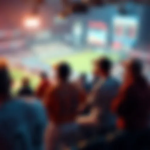 Baseball players and fans discussing home run predictions and betting options at a game