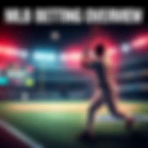 MLB Betting Overview A graphic showing baseball betting trends, highlighting player excitement and strategy for fast wins.