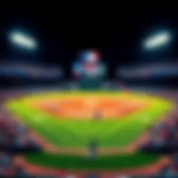 MLB Game Day A baseball field with players in action during an MLB game on June 14, 2026, highlighting teams in competition.