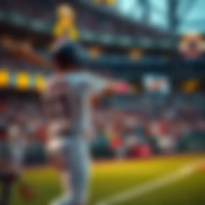 MLB Game Day Props and Home Run Picks A baseball player swinging a bat during a game with a crowd cheering in the background