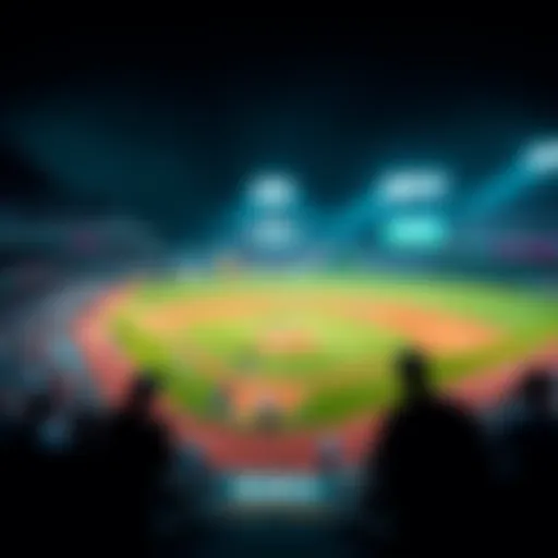 MLB Games on August 4, 2026 A baseball field with players warming up and fans in the stands for MLB games on August 4, 2026