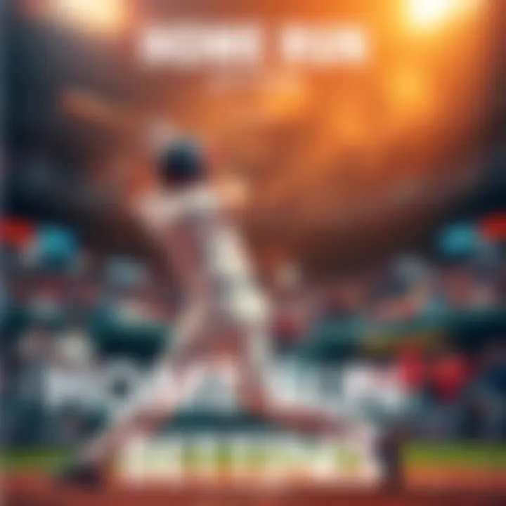A baseball player hitting a home run with fans cheering in the background, symbolizing MLB betting tips