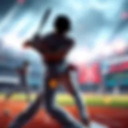 Baseball players hitting home runs during a game with betting graphics overlay
