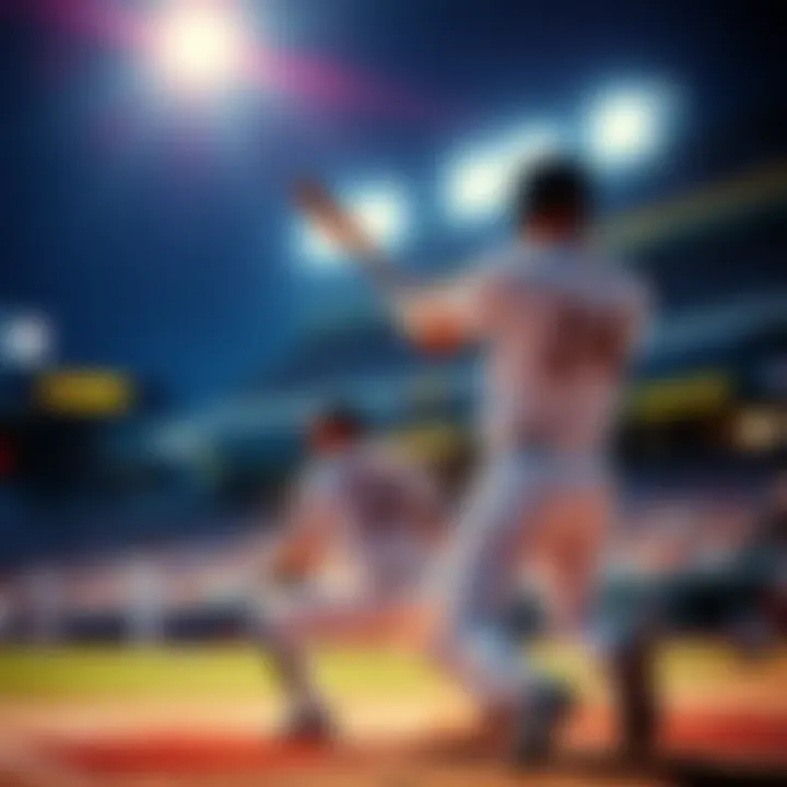MLB Home Run Tips Baseball players hitting home runs during a game