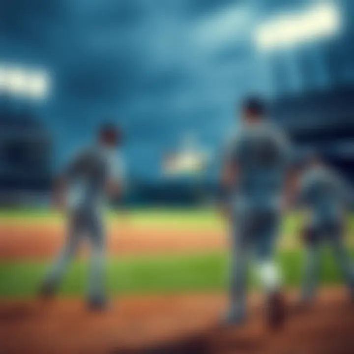 MLB World Series Matchup Brewers and Rays players on the field during the World Series game in St. Petersburg