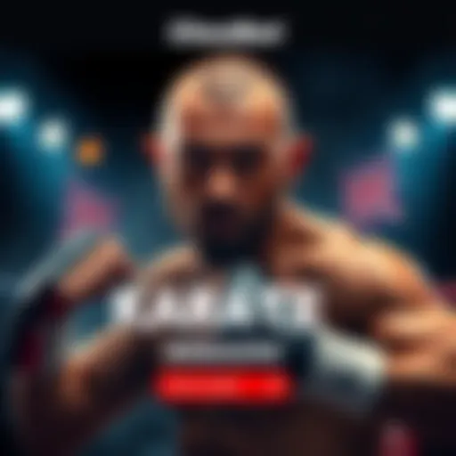 Promotional graphic for Cloudbet's MMA weekend featuring the KARATE code for bonuses