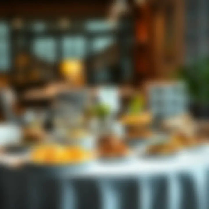 A table set with various dishes showcasing current food trends and dining habits.