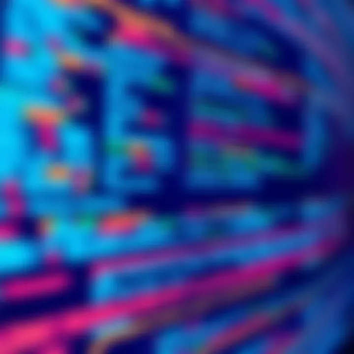 A close-up of computer code on a screen, highlighting the importance of coding in technology.