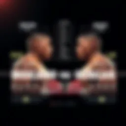 A graphic showing fighters Moicano and Duncan in the ring, with key statistics and strategies highlighted around them.