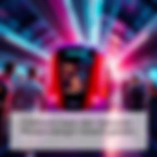A vibrant monorail train surrounded by excited people discussing rewards changes
